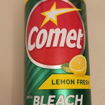 Comet Lemon Fresh Powder Cleanser With Bleach for Household Cleaning