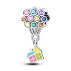 LAZA 925 Sterling Silver Airplane Passport Earth DIY Charms Travel for Bracelets