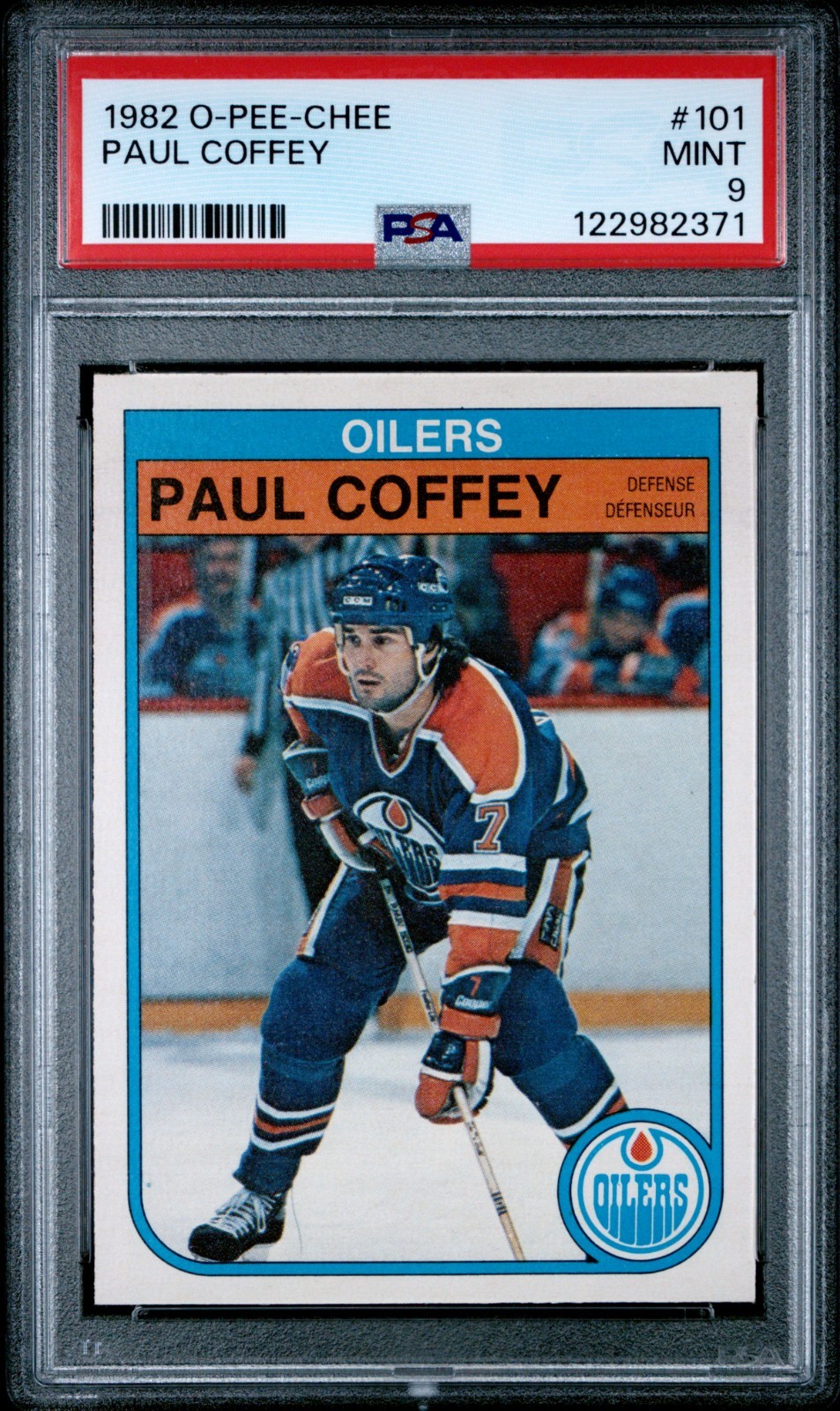1982-83 O-Pee-Chee - Paul Coffey #101 PSA 9 Mint