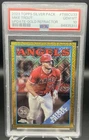 2023 Topps Update Silver Pack Gold Refractor Mike Trout #T88-CU-33 /50 PSA 10