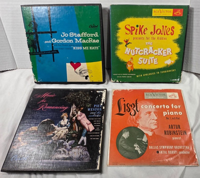 4 Sets-Spike Jones, Jo Staffard/Gordon MacRae, Paul Weston, Listz by Rubinstein