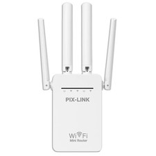 WiFi Range Extender Repeater Wireless Amplifier Router Signal Booster White