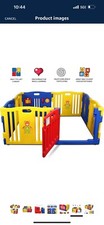Kidzone Baby Playpen Kids 8 Panel 