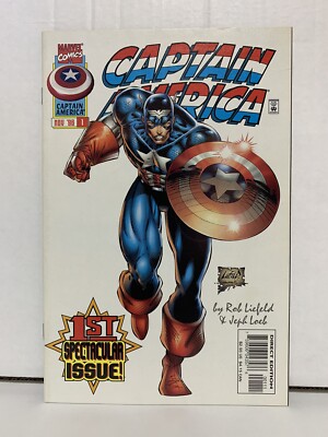 Marvel Comics Captain America #1 Both Variants Nov 1996, Liefeld 2