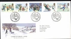 GREAT BRITAIN, 1990 XMAS FDC