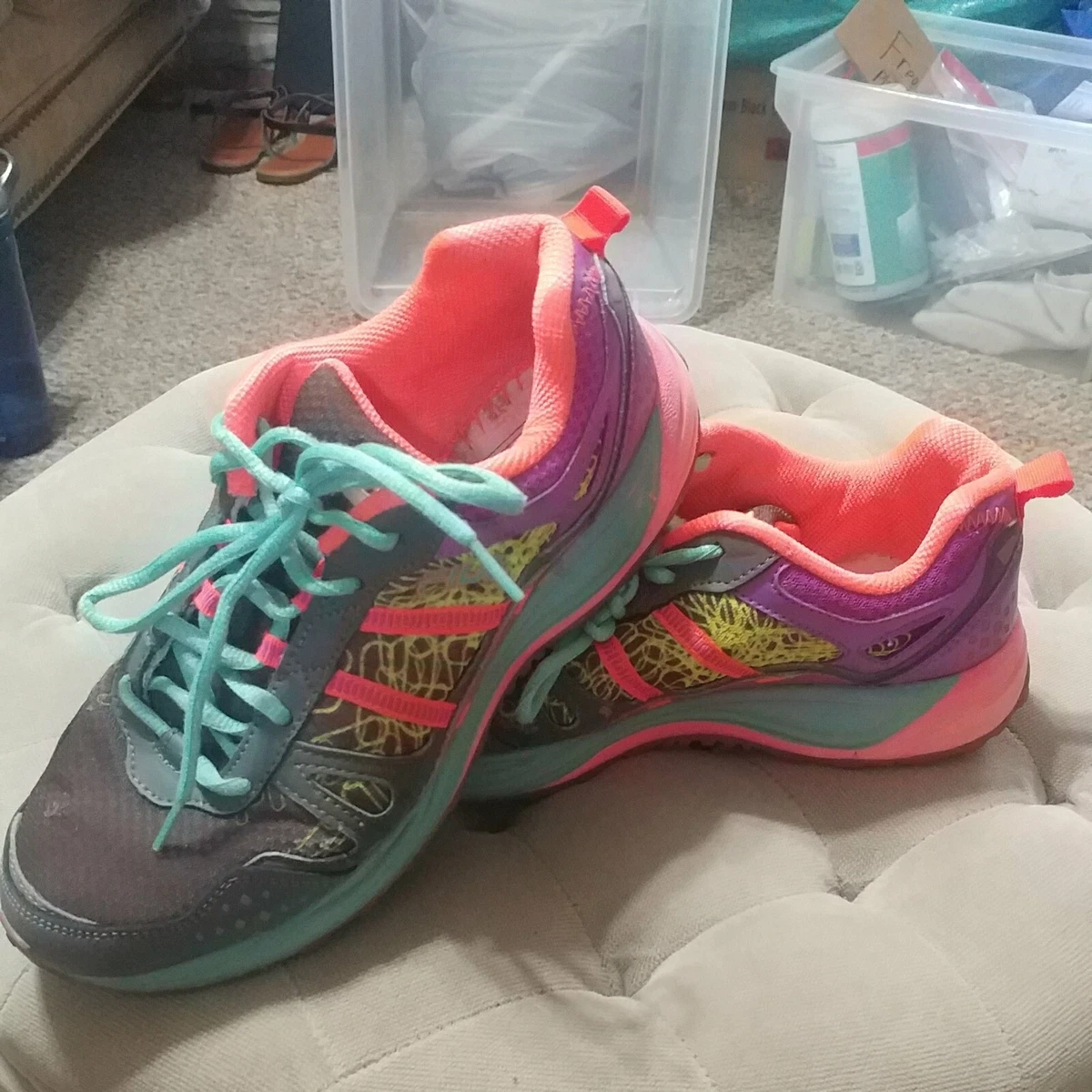 FILA Running Sneakers 5SR20452 254 Multi Colored Women s Size 8