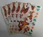 Sandylion Stickers  Disney Tigger lot of 5 SHEETS size 4" X 6"
