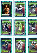2024 Score A Treat Seattle Seahawks Team Set 10 Base Cards Green Bats Border
