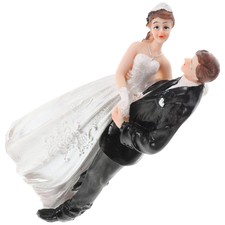 Statuina in resina sposi europei topper per torte nuziali torta nuziale
