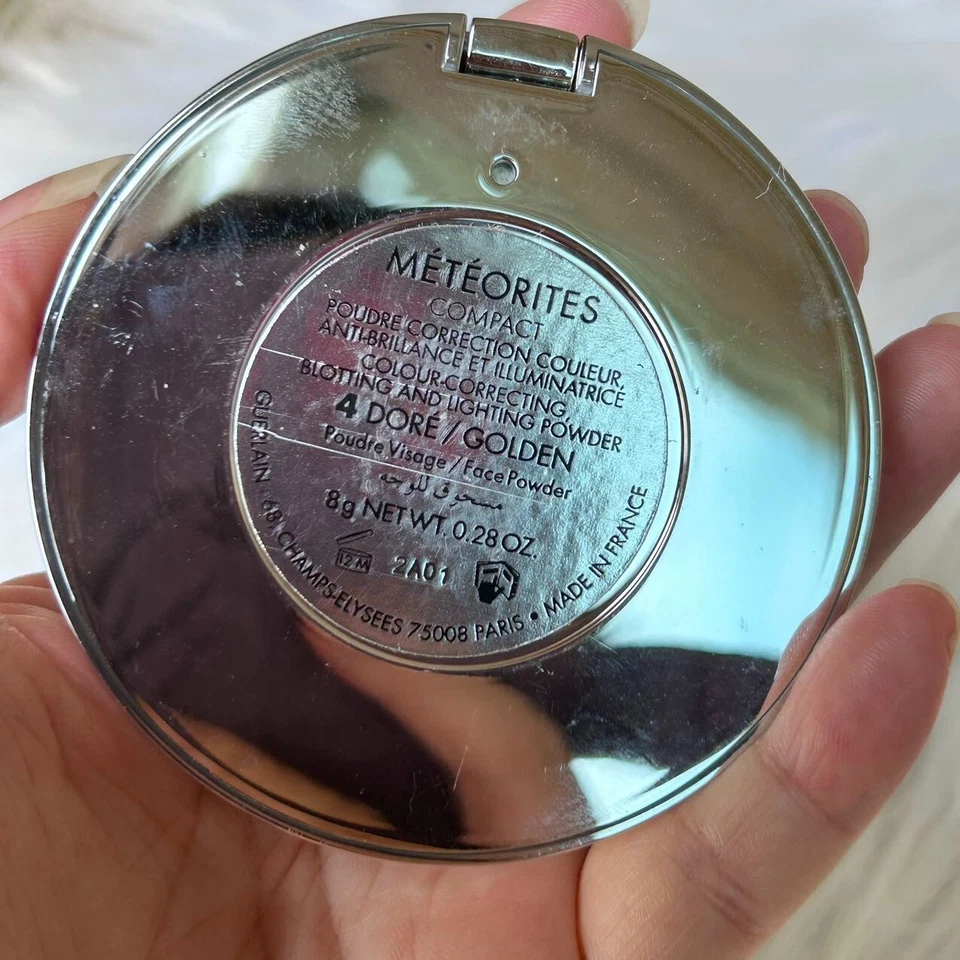 New Guerlain Meteorites Compact Blotting and Lighting Powder~4 Golden~Full size - Image 4 of 4