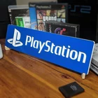 🎮 PlayStation Logo Sign – CNC Engraved Wood Wall Art | Retro Gaming Shelf Decor