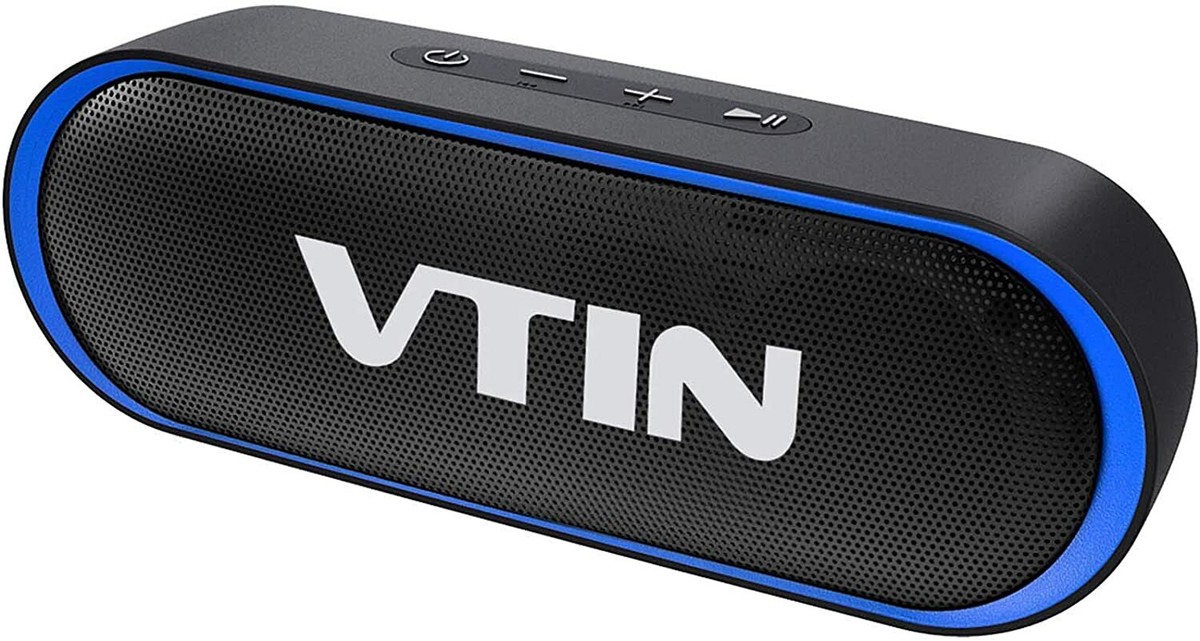 VTIN R4 Portable Bluetooth Speaker with IPX5 Waterproof Built-in Mic