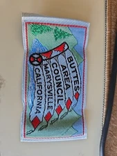 BOY SCOUT BUTTES A.C.  WOVEN CP    CALIF