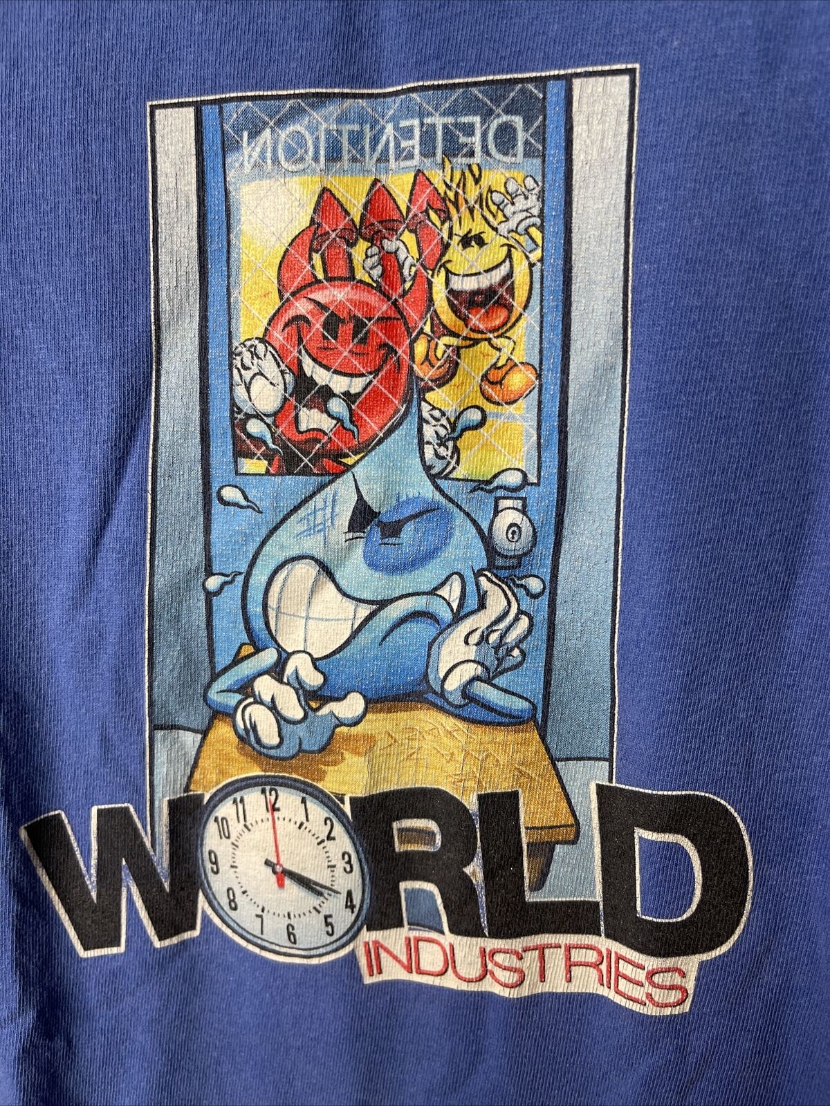 vintage world industries shirt Small 90s Skateboa… - image 1