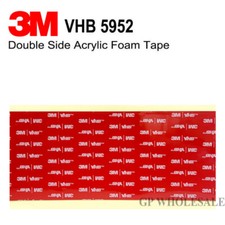 2 Sheet 3M 4" x 8" VHB Double Sided Foam Adhesive Tape 5952 Automotive Mounting