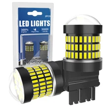 For GMC Sierra 1500 1999-2013 3156 3157 White LED Backup Reverse Light Bulb 2x