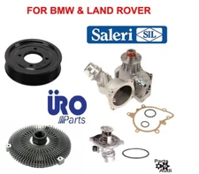 Water Pump Kit, Cooling fan Clutch, Thermostat, Water Pump Pulley 4pcs For BMW