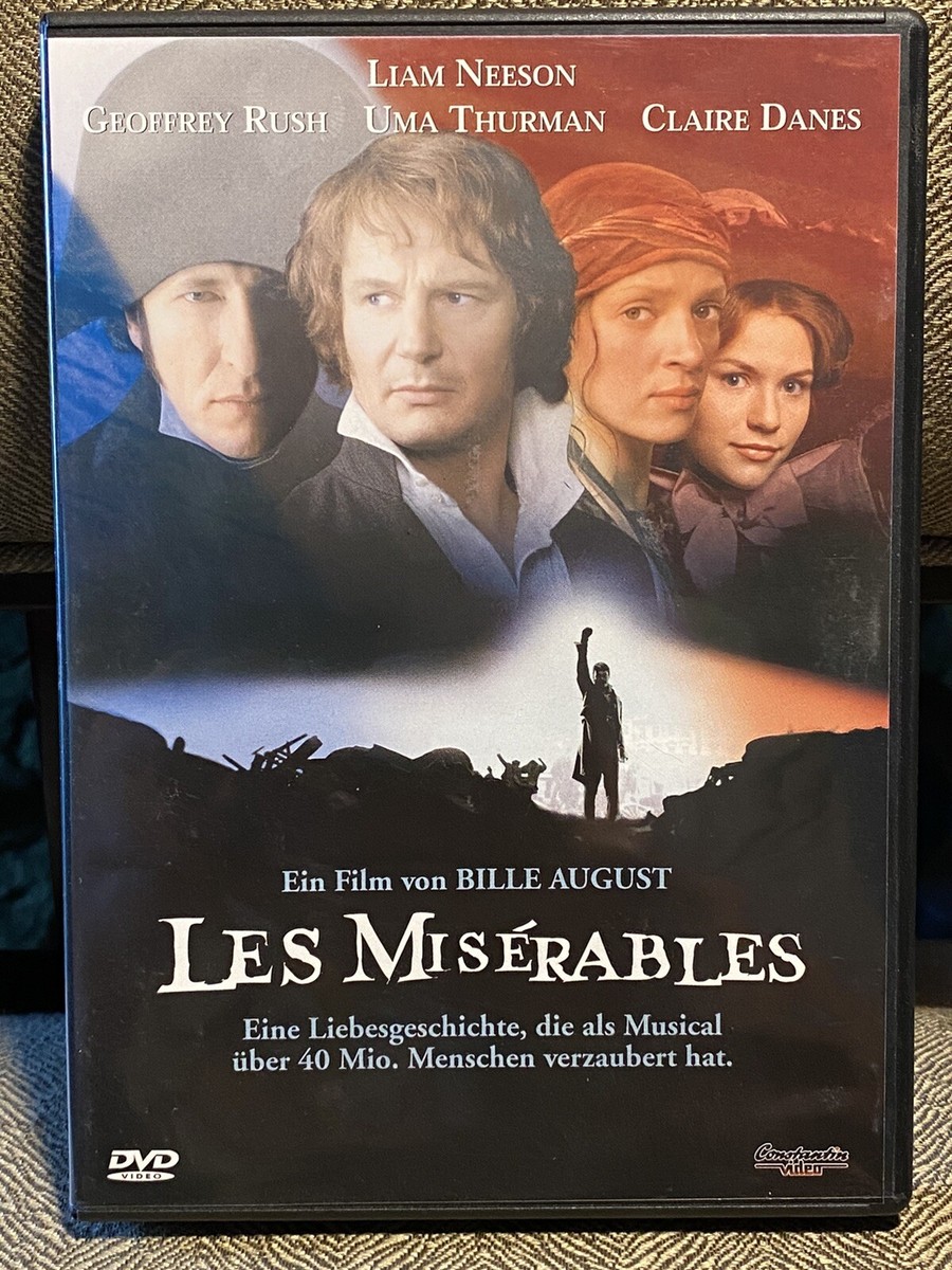 Les Misérables / Les Miserables (Dvd, 1998, Bille August) Pal