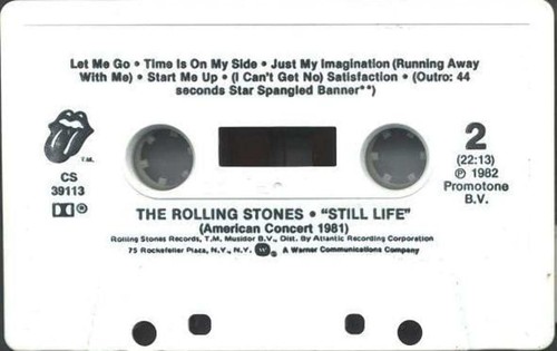 The Rolling Stones - Still Life (American Concert 1981) (Cassette) - Picture 4 of 5