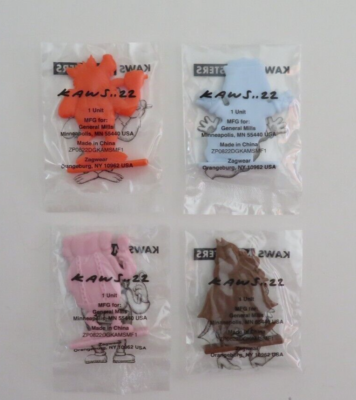 KAWS Monsters Figures Set (All 4) Limited Edition General Mills