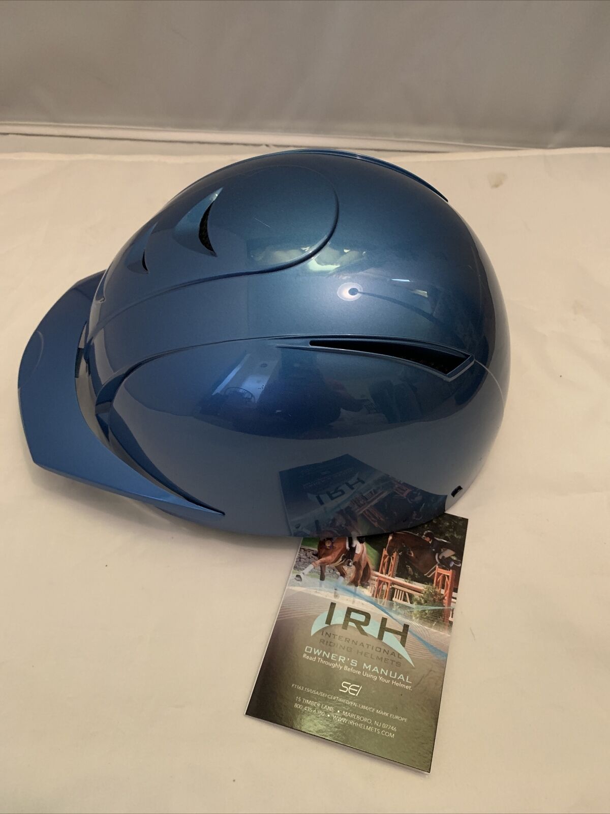 INTERNATIONAL RIDING HELMETS Equi-Pro II Helmet S/M Gloss Blue M