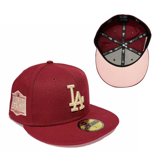 Cardinal Red New Era Fitted Hat Cap 
