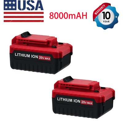 Pack 20V PCC671B PCCK614L4 For Porter Cable 20Volt Battery  Lithium-Ion
