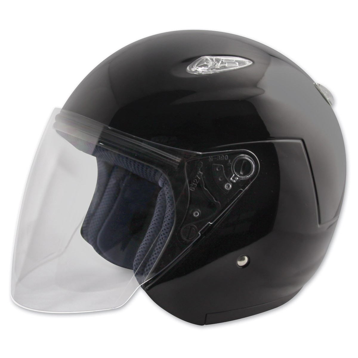 Zox Kaba SX Gloss Black Open Face Helmet Manufacturer Part Number