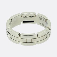 Cartier Tank Band Ring Size P 1/2 (57)