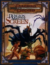 DUNGEON MASTER SCREEN EXC  Dungeons Dragons D D Master's Master QUAD-Fold Guide