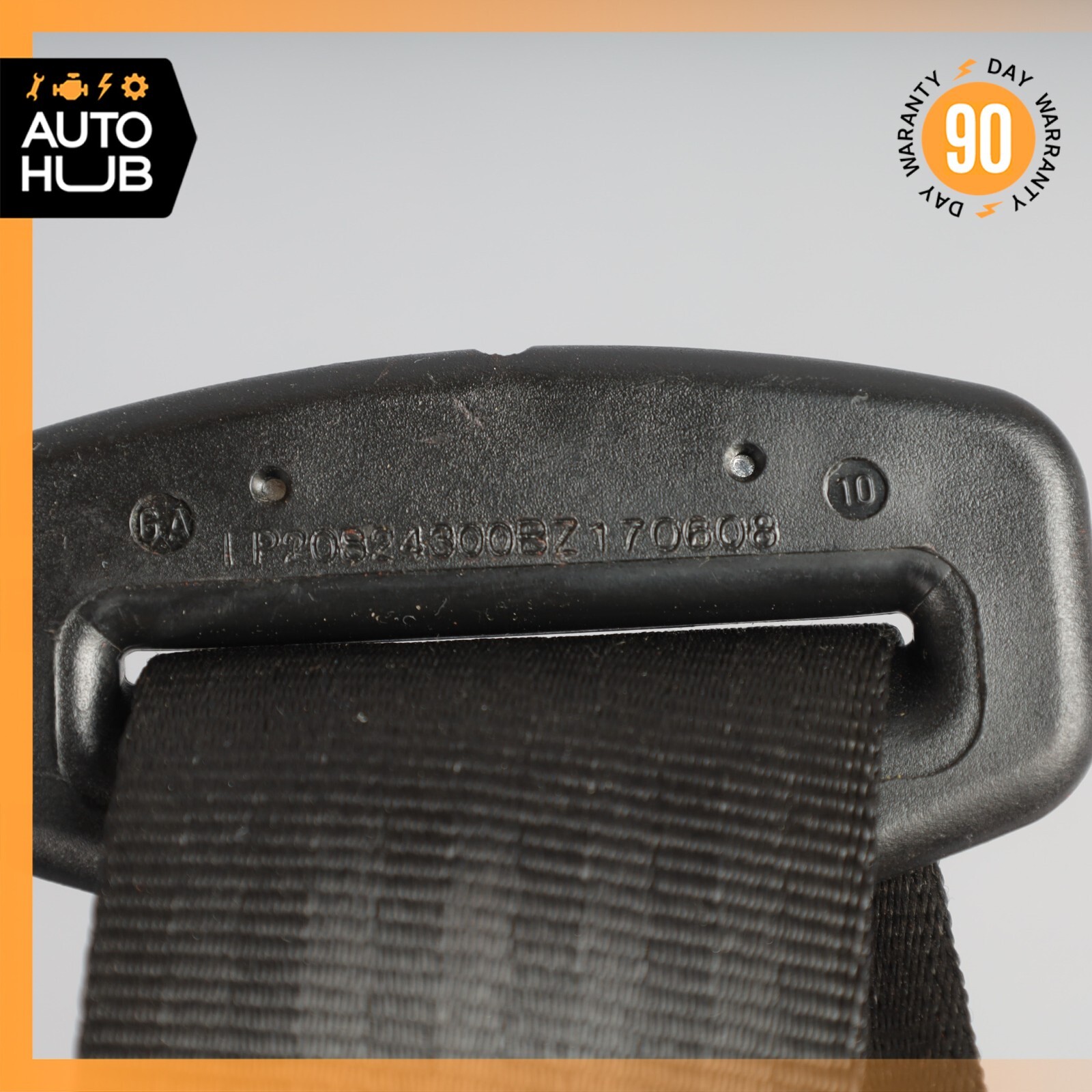 08-19 Maserati GranTurismo M145 Rear Left Driver Side Seat Belt Black OEM