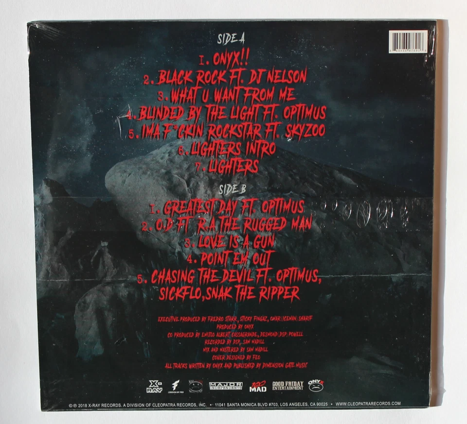 Onyx – Black Rock VINYL LP Sticky Fingaz & Fredro Starr - Underground HipHop 90s - Bild 2 von 2