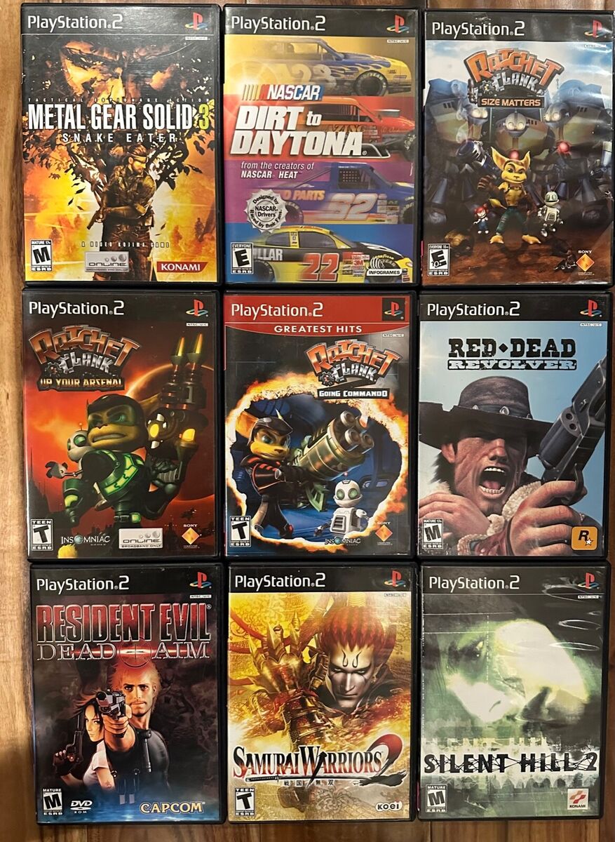 Metal Gear Solid games (Playstation 2) PS2 Tested.