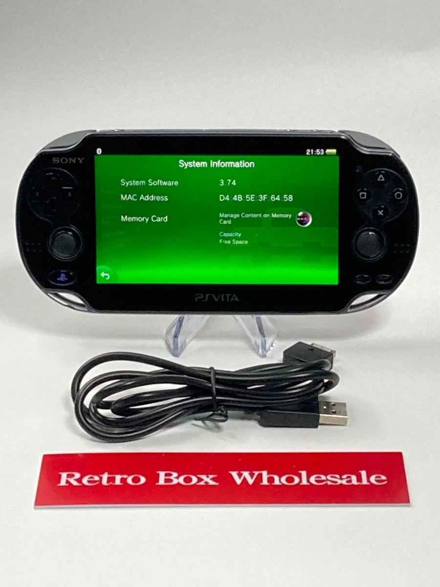 Sony PS Vita PlayStation Vita 1000 Console Black From Japan 1733