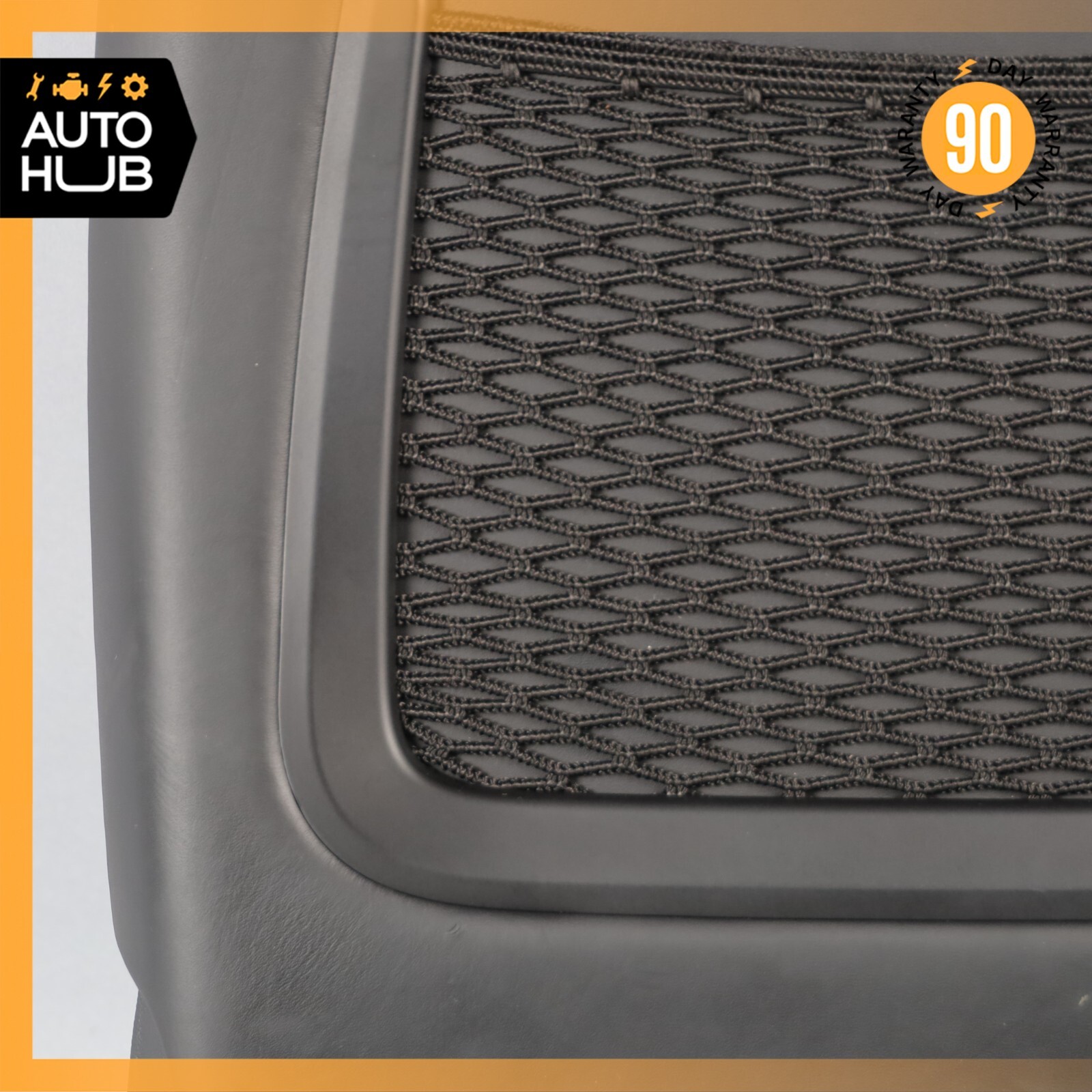 14-22 Maserati Ghibli M157 Front Right Side Seat Back Cover Black OEM