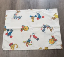 VTG 70s Wamsutta USA Superlin TOM & JERRY Fine Muslin Baby Pillowcase Novelty