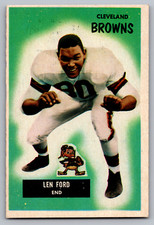 1955 BOWMAN #14 LEN FORD BROWNS ROOKIE