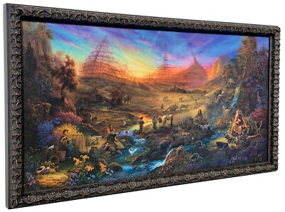 Tom duBois THE COMMISSION Canvas Signed & Numbered Ltd Ed. Framed Noah's Ark Art