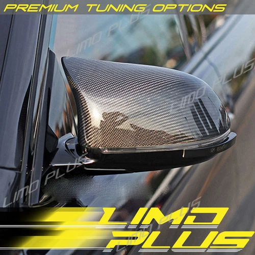 Real Carbon Fiber Mirror Caps Replacement for BMW X5 F15 X6 F16 2015-2018