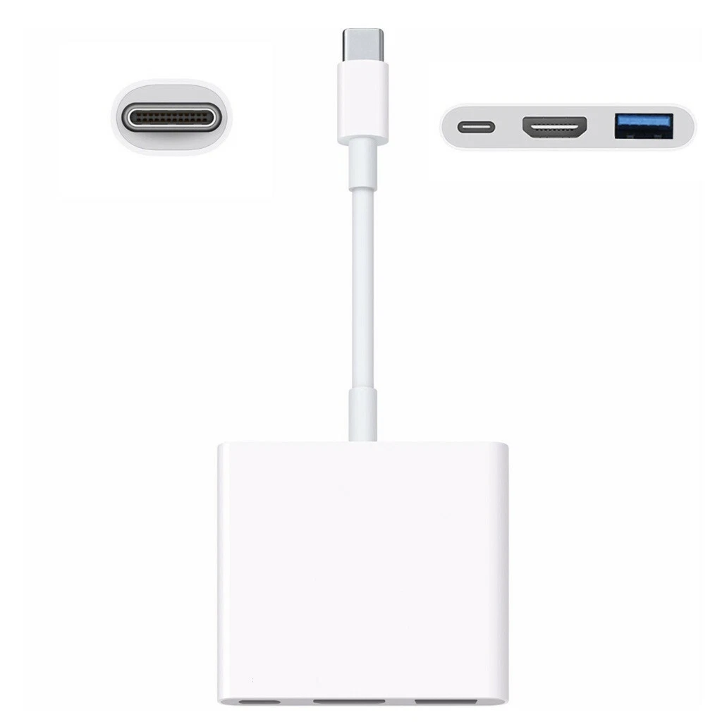 sympati Udsøgt håndjern Gen uine For Apple USB-C Digital AV Multiport Adapter MJ1K2AM/A HDMI &amp;  USB NEW ㄒ | eBay