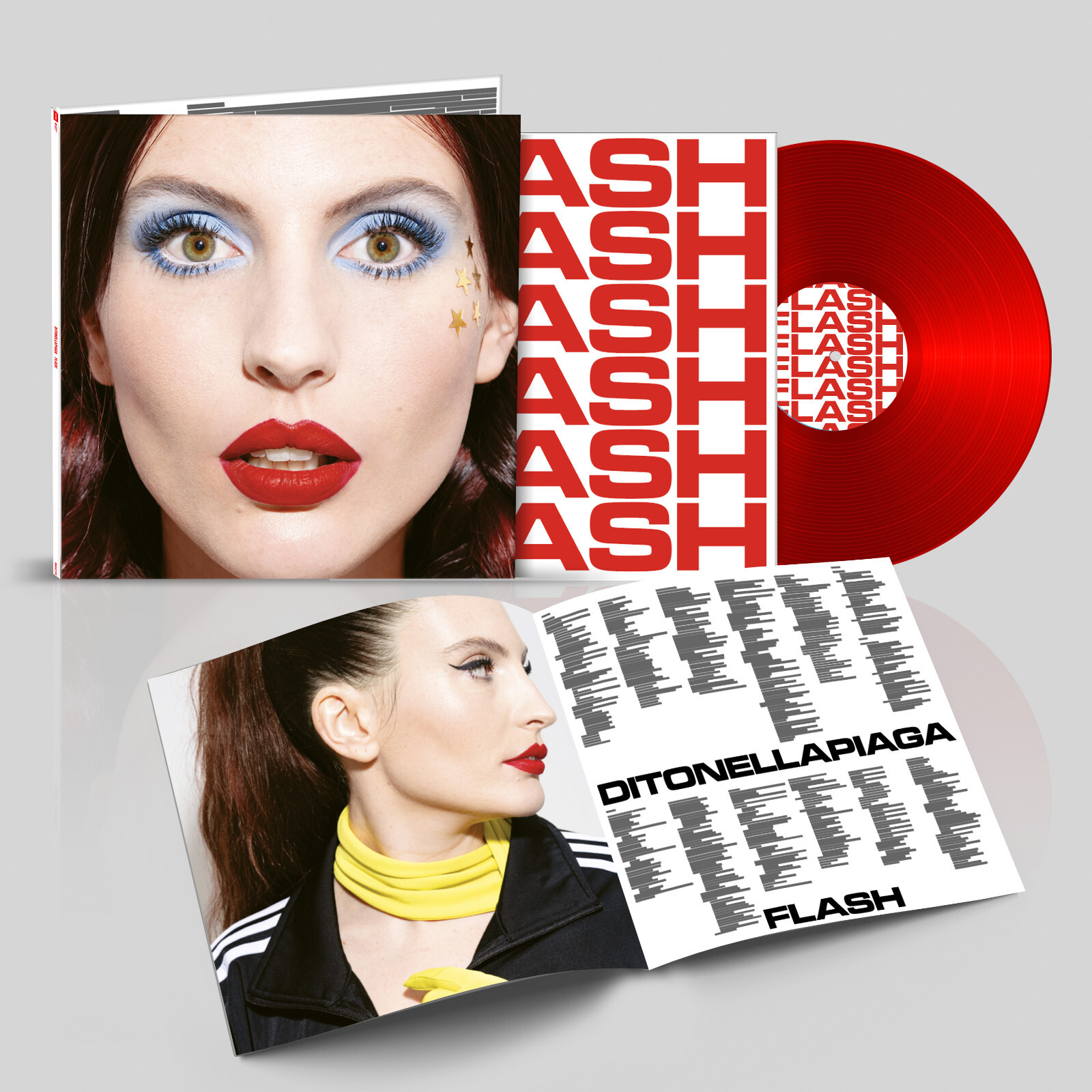 Ditonellapiaga Flash Vinyl Lp Deluxe Colored Red Transparent New Sealed