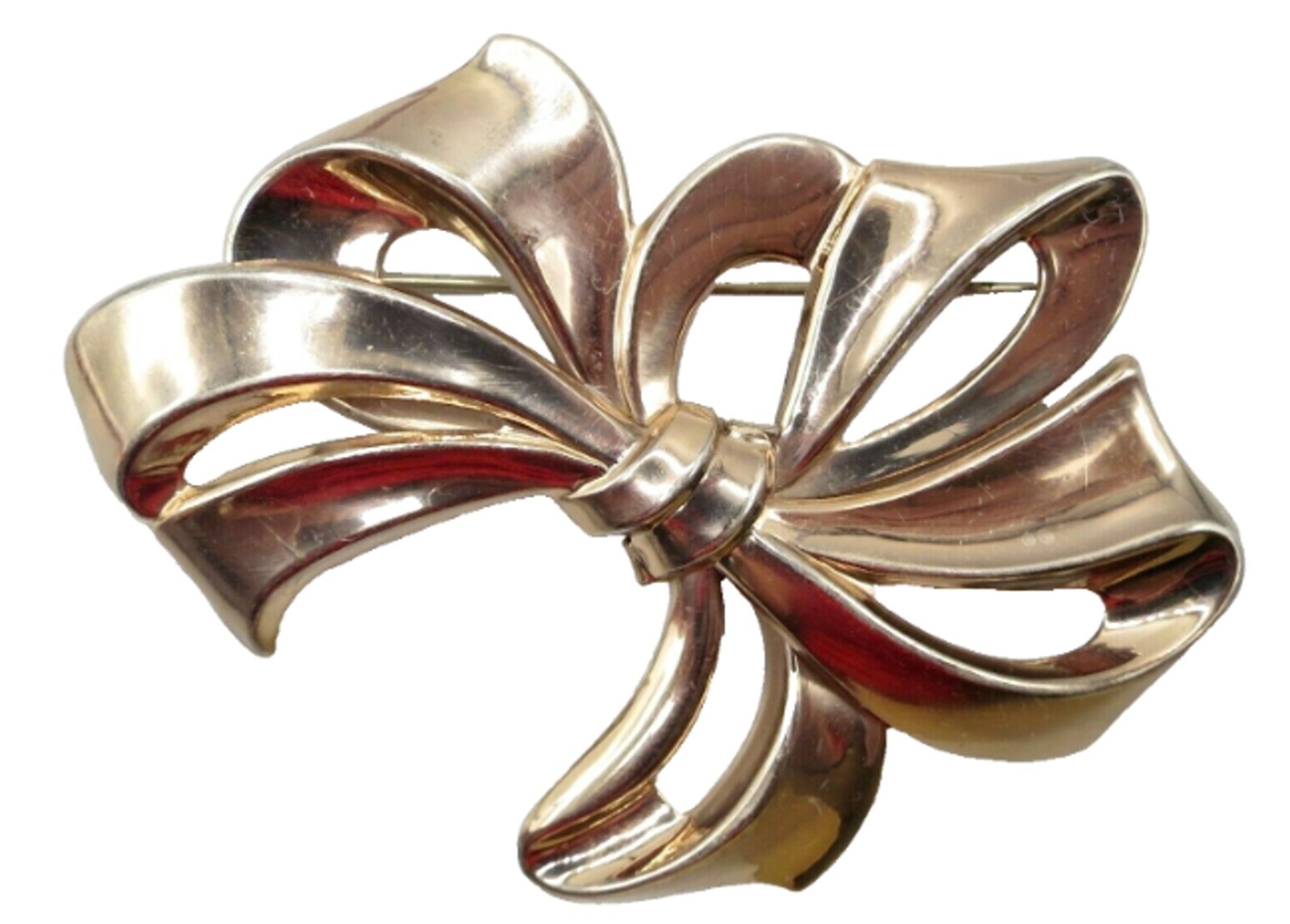 SB Sterling Silver Statement Repousse Vermeil Lar… - image 1