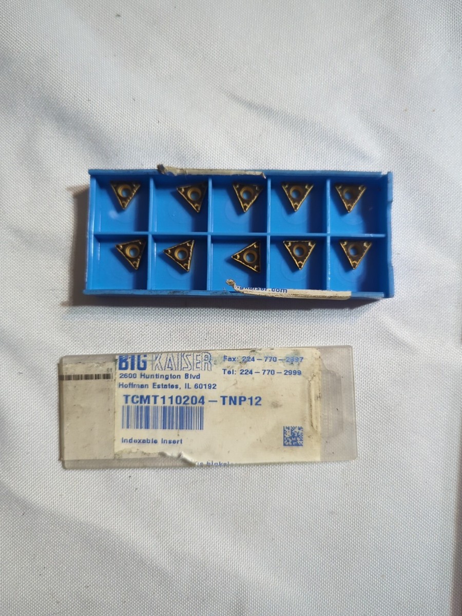 Qty.10 Big Kaiser TCMT110204 TNP12 Carbide Inserts (B4) | eBay