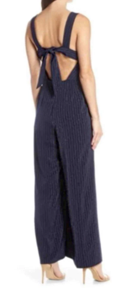 NUEVO CON ETIQUETAS FINDERS KEEPERS MONO A RAYAS FLAMENCO RECTO pierna plisada talla S Foto 2 de 4