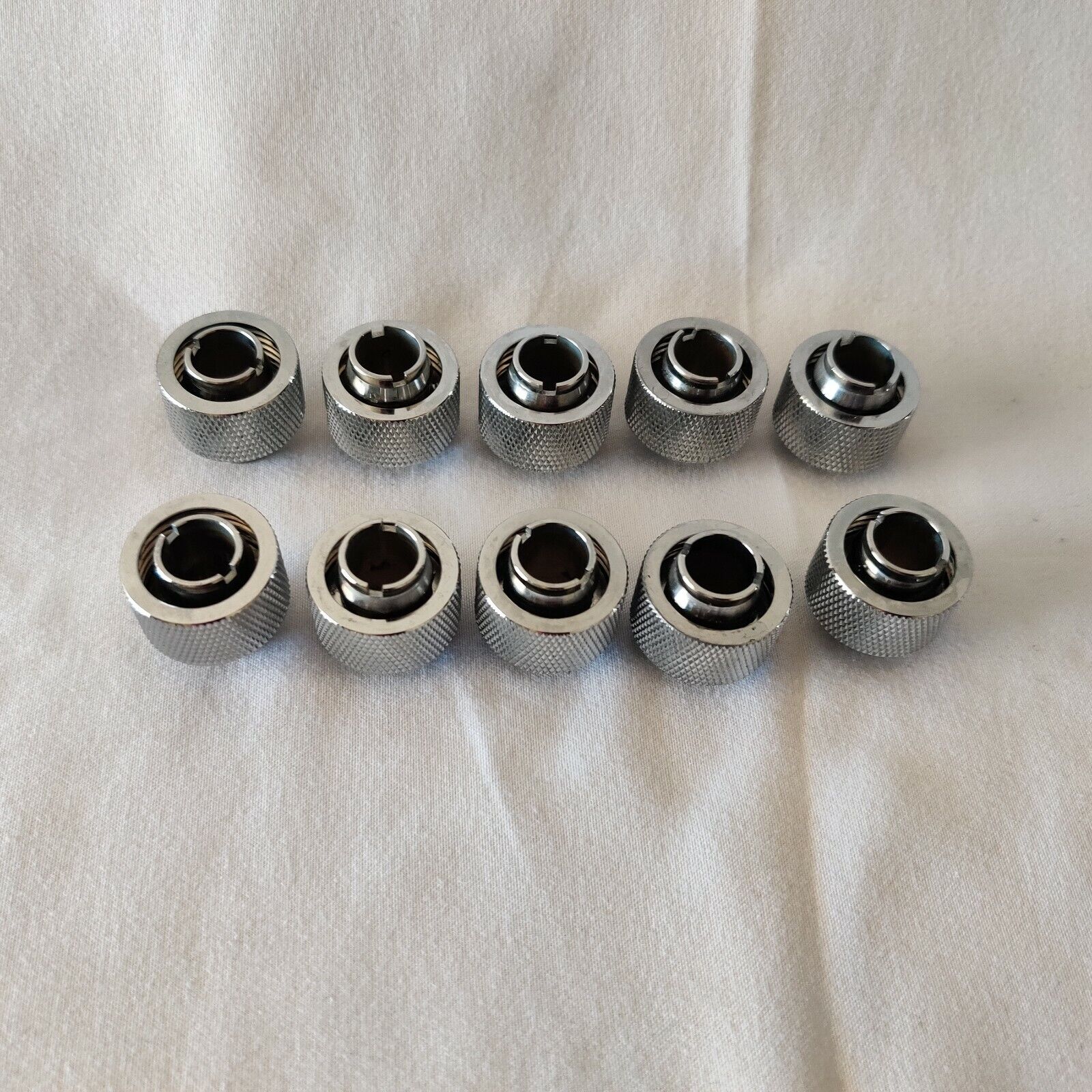 XSPC COIN FIT Compression Fittings V1 G1/4 to 7/16" ID 5/8" OD - Pack of 10