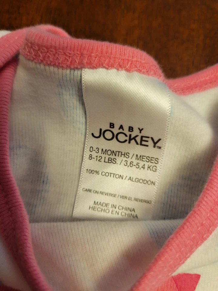 女孩赛马海贼王小鸟套装带帽子尺寸 0-3 个月 — 第 3/3 张图片