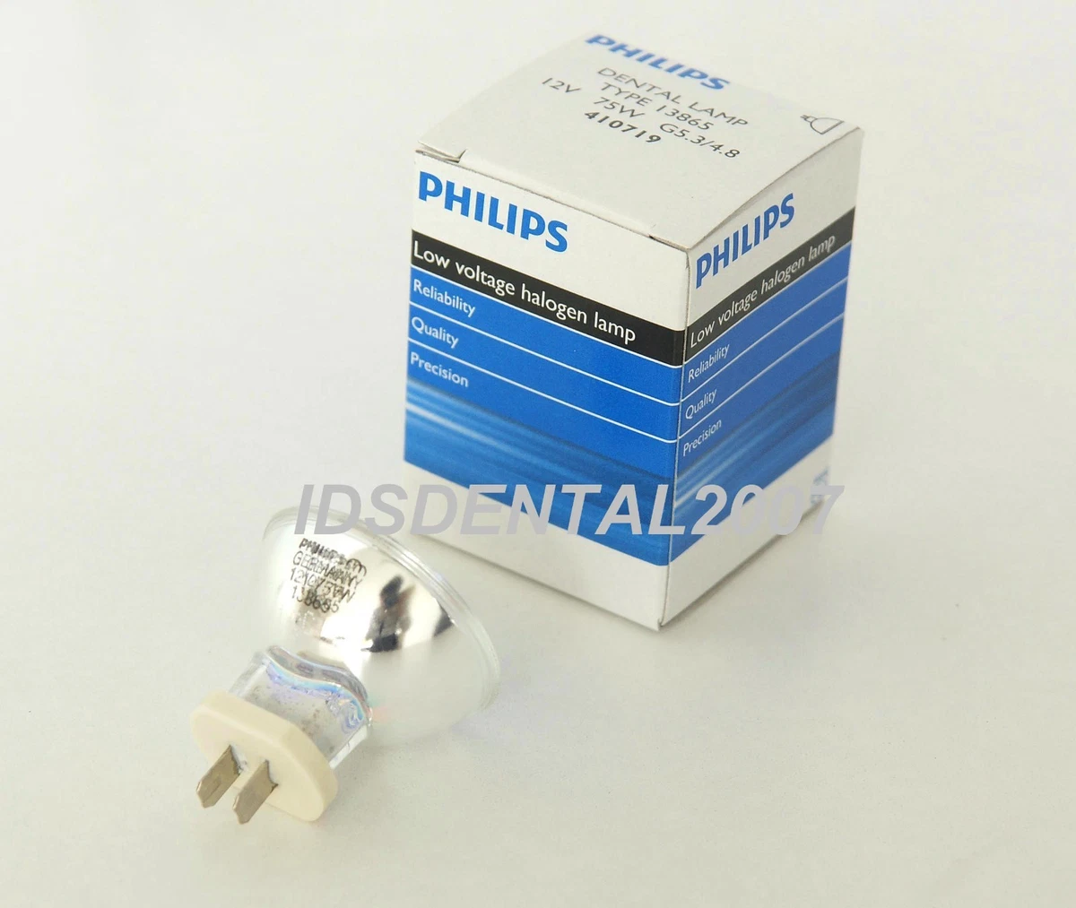 5PCS 12V 75W Halogen Bulb for Dental Curing Light Philips 13865