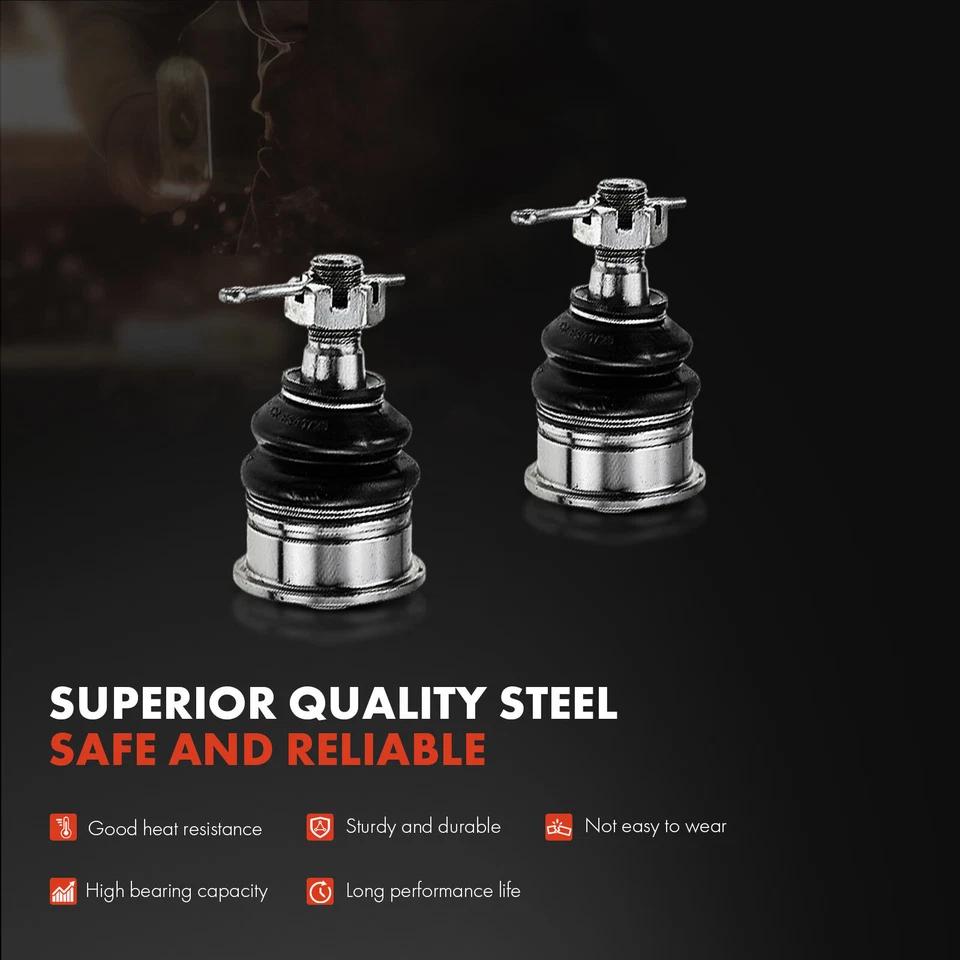 4Pcs Outer Tie Rod End & Front Lower Ball Joint for Nissan 240SX 1995 1996-1998 - Image 3 of 4