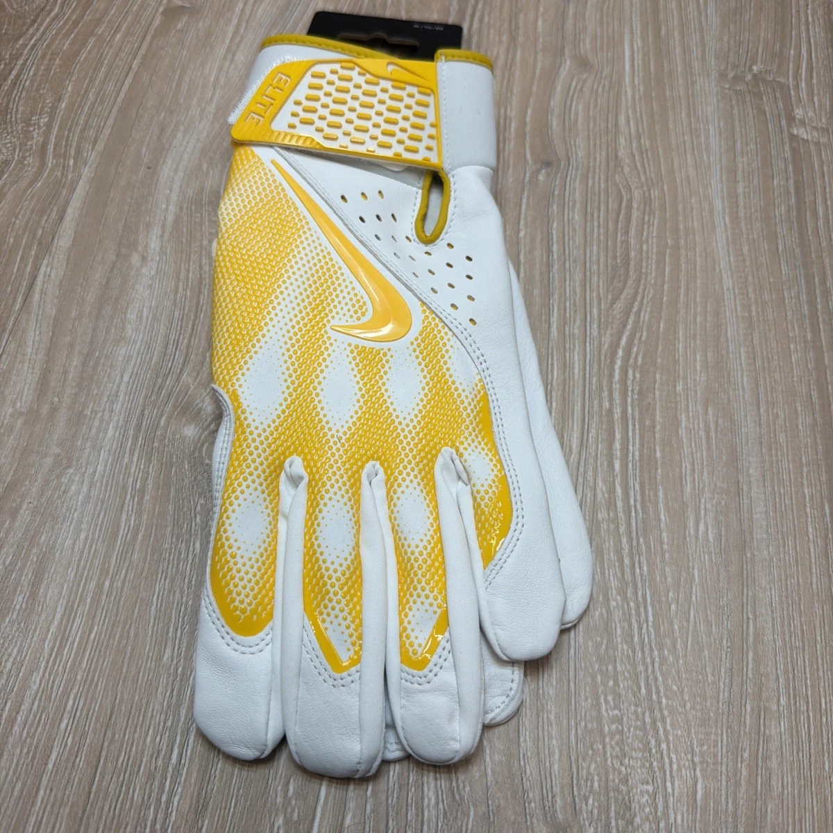 Guantes de bateo Nike Alpha Elite J.T. Realmuto Amarillo FD7816-109 Hombre Talla XL