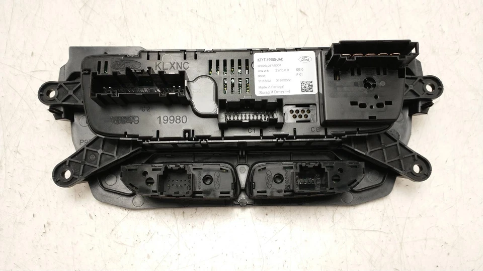 FORD TRANSIT CONNECT HEATER AC CLIMATE CONTROLS 2595686 19-24 - Image 2 of 4